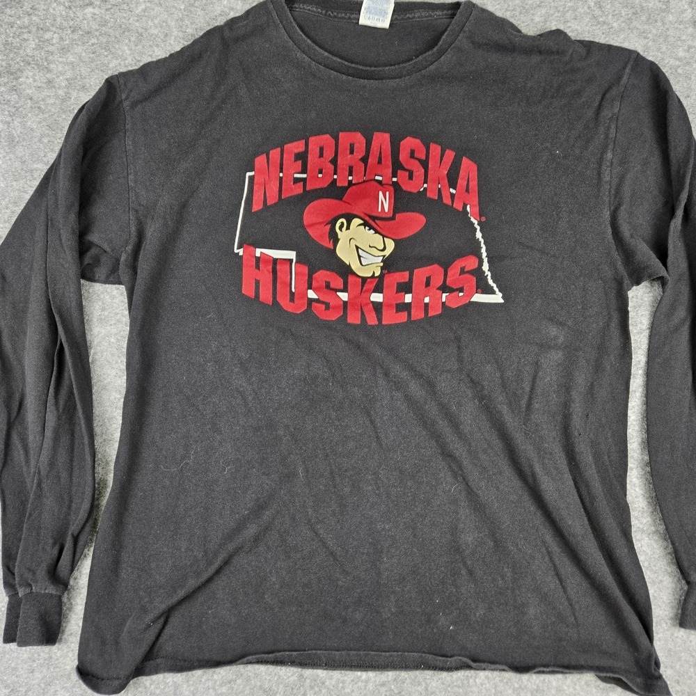Nebraska Cornhuskers Longsleeve T-Shirt XL Herbie Husker 2013 Huskers Delta Pro‎